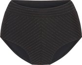 LingaDore - Black Diamond Hoog Bikini Broekje - maat 44 - Zwart