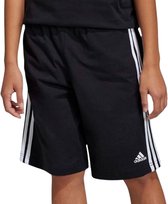 Short en tricot adidas Sportswear Essentials 3-Stripes - Enfants - Zwart- 140