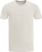 Purewhite - Heren Regular fit T-shirts Crewneck SS - Sand - Maat L