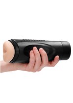 SLT Self Lubrication Easy Grip Masturbator XL Anus voor Soepele Penetratie Dankzij Zelfvoorzienend Glijmiddel - beige