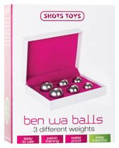 Shots Toys Ben Wa Balls Anale Kralen - Zilver