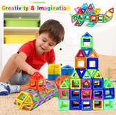 Magnetische bouwstenen voor kinderen - Educatief speelgoed - 100 stuks - verschillende kleuren - 3D puzzel