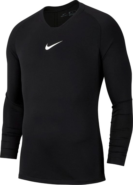 Nike Thermoshirt - Taille M - Homme - Noir / Blanc