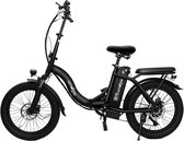 Windgoo E20 Urban - Vélo électrique - E-bike - 20Pouces - 12,5 Ah - APP - Fat Tire - 7 vitesses Shimano - Zwart