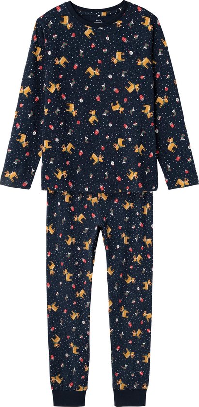 NAME IT NMNVISMAS LS NIGHTSET R1 Unisex Nacht setje - Maat 92