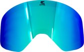 Polarshred Magnetische replacement lens Blauw - voor Skibril / Snowboardbril
