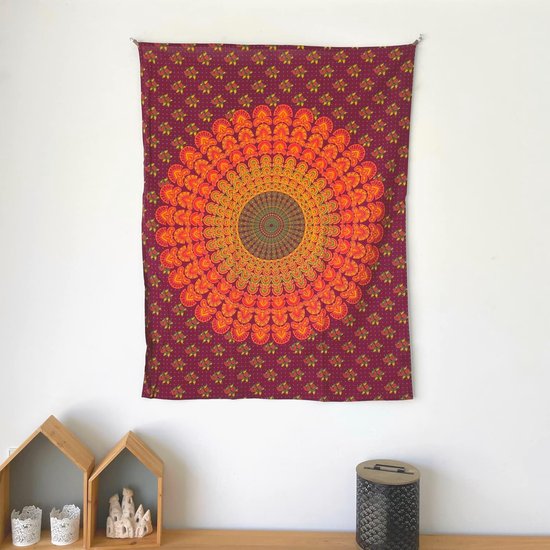 Tapestry Mandala - Hippie - 100% katoen, groot, multifunctioneel