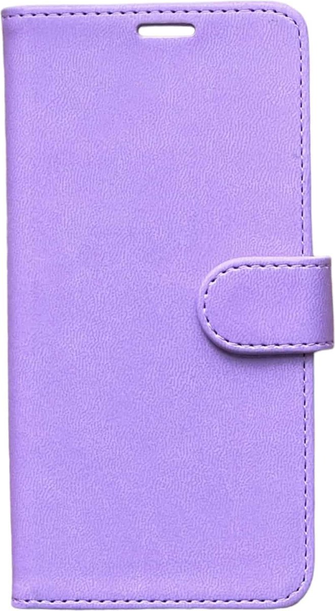 iNcentive PU Wallet Deluxe geschikt voor iPhone 15 Pro Max pastel lilac