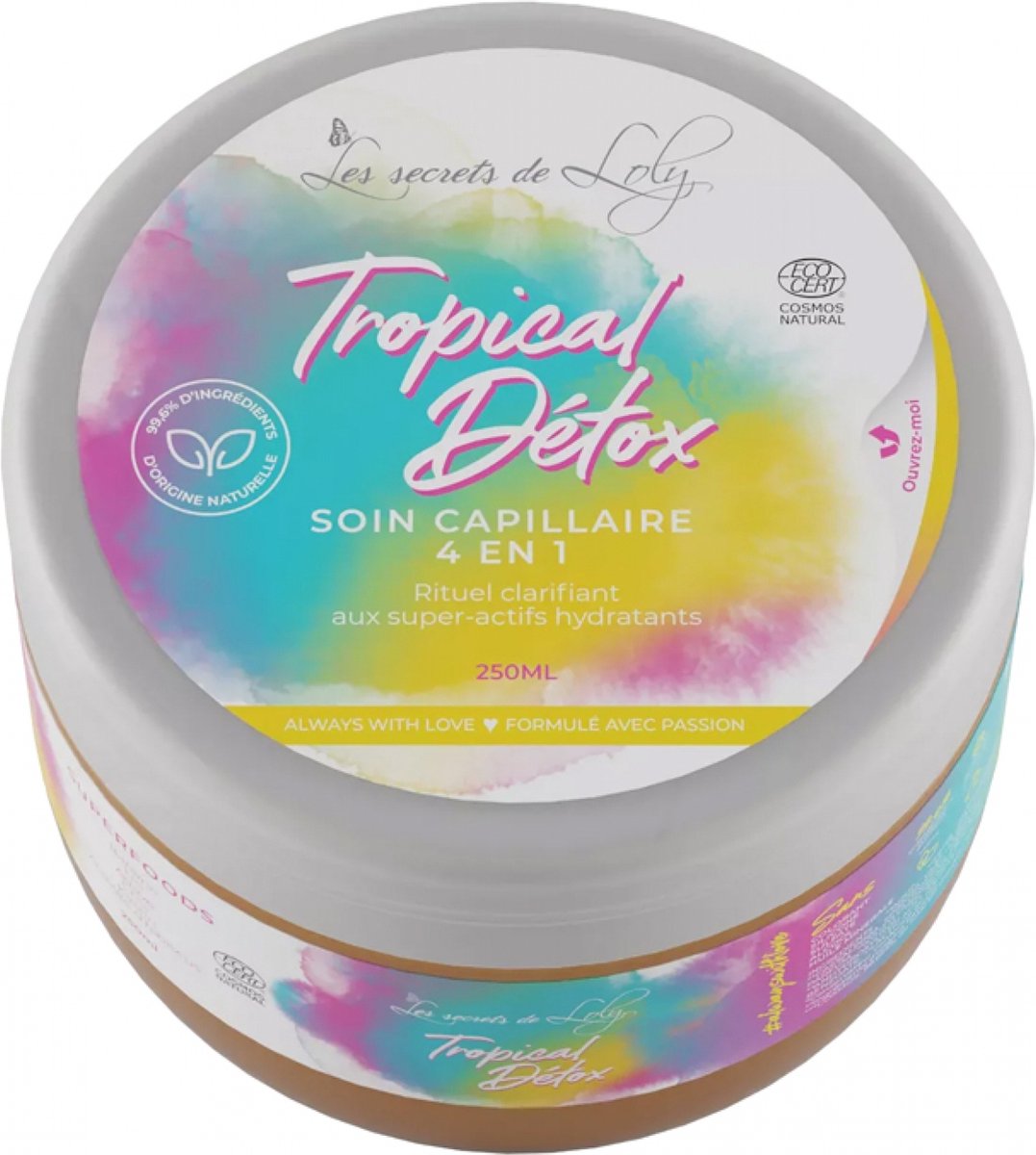 Les Secrets de Loly Soin Capillaire 4en1 Tropical Détox Bio 250 ml