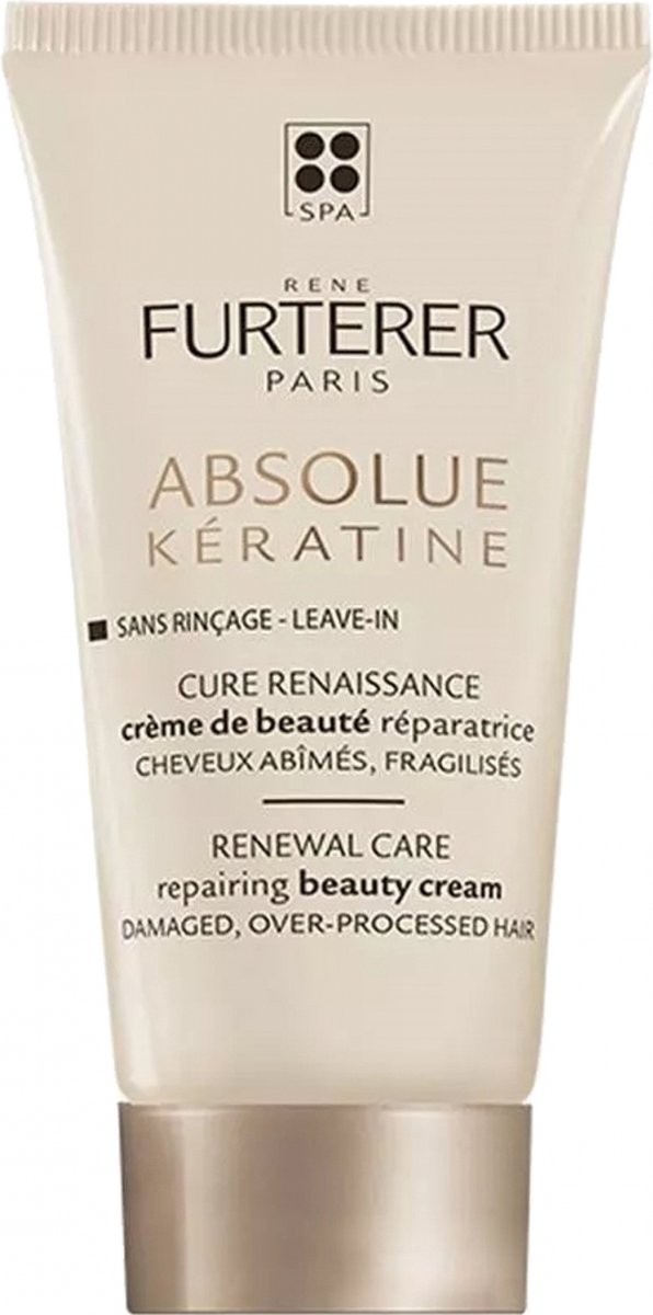 René Furterer Absolue Kératine Cure Renaissance Herstellende Schoonheidscrème Voor Beschadigd Haar 30 ml