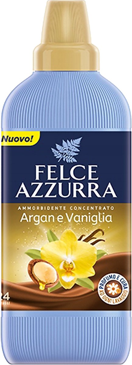 Felce Azzurra Wasverzachter Concentraat - Arganolie en Vanille 600 ml