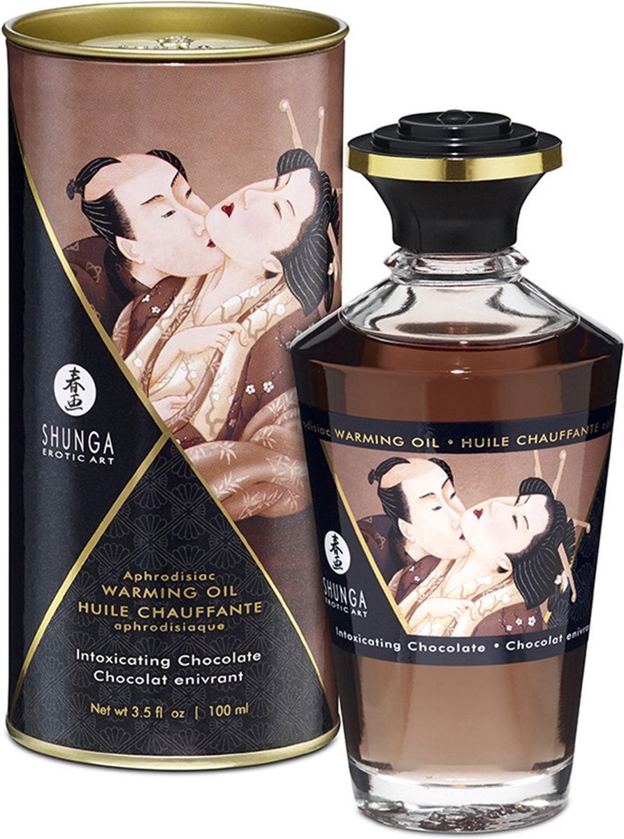 Goedkoopste Shunga - Verwarmende Olie - Om Van Het Lichaam Te Likken - Intoxicating Chocolate