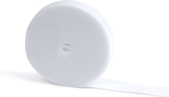 GCA Klettband Rolle – 3/4 Zoll X 25 M, Wiederverwendbar, Für Kabelmanagement
