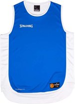 Spalding Hustle Basketbalshirt Kinderen - Royal / Wit | Maat: 128