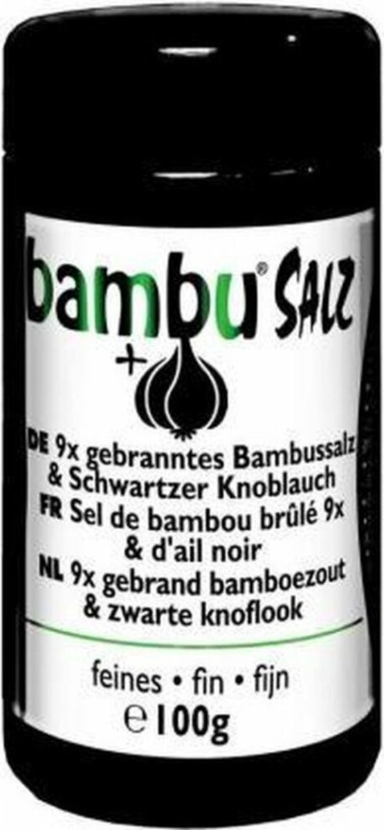 Goedkoopste Bambu Salz Bamboezout knoflook 100 Gram