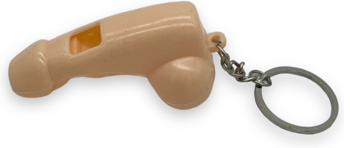 Grappige Penis Sleutelhanger – Fluitje in Humoristisch Vormgegeven Design | Perfect voor Vrijgezellenfeesten & Fun Cadeaus