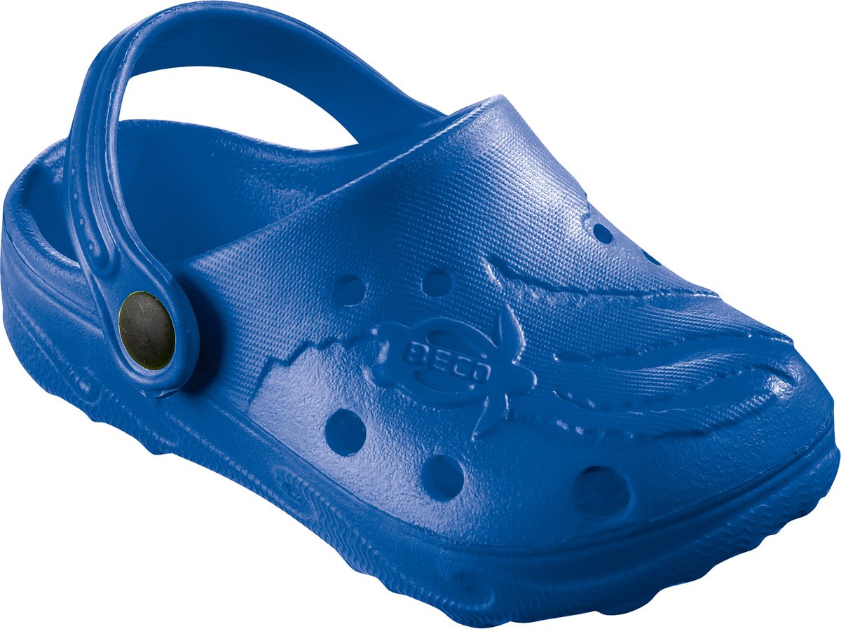 BECO kinder clogs Schildi, blauw, maat 34
