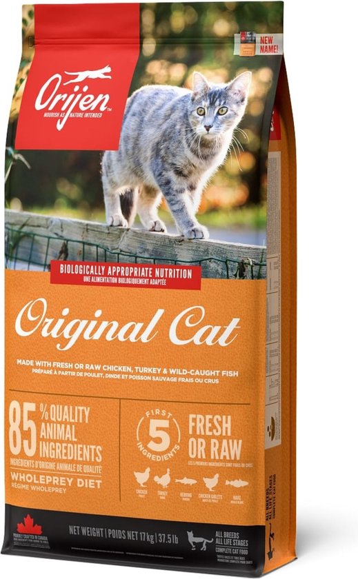 Orijen WHOLE PREY Cat & Kitten 17 kg
