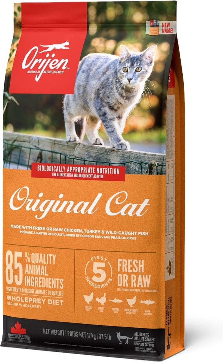Orijen WHOLE PREY Cat & Kitten 17 kg