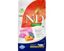 Farmina N&D Pumpkin - Kattenvoer Adult - Lam & Pompoen - Graanvrij - Voor Gecastreerde Katten