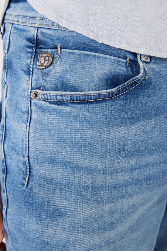 GARCIA Rocko Heren Slim Fit Jeans Blauw - Maat W34 X L30