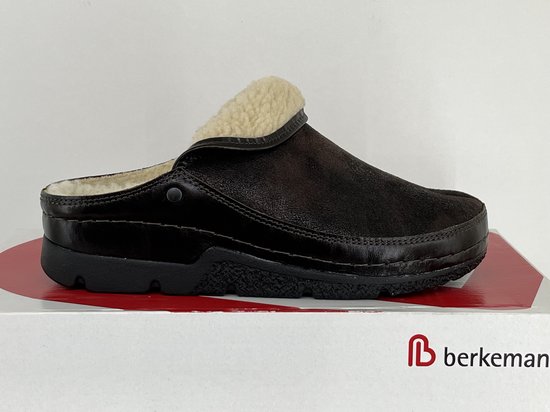 Berkemann -Remonda Dames - bruine pantoffels / sloffen - maat 35,5 / UK 3,0 donkerbruin 01152-491