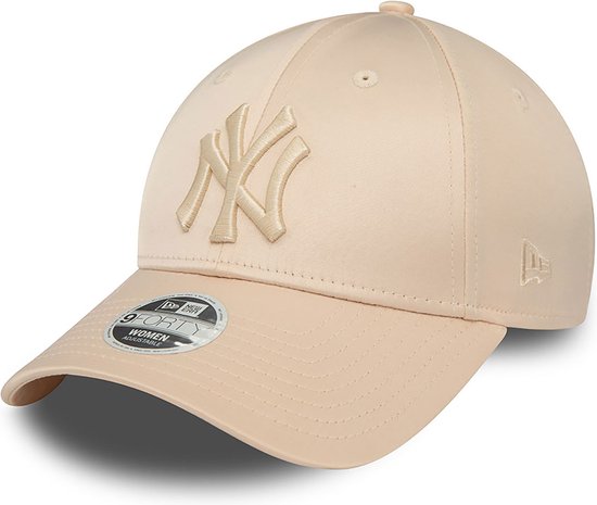 New Era - Casquette réglable 9FORTY satiné pastel pastel pour femme New York Yankees