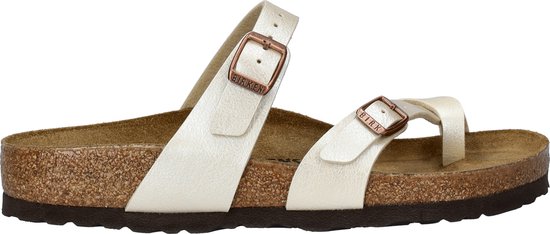 Birkenstock Mayari Dames Slippers Regular fit - White - Maat 38