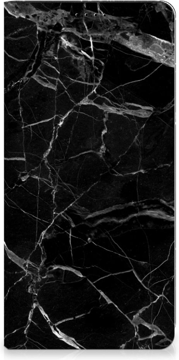 Samsung Galaxy A15 Standcase Marmer Zwart - Origineel Cadeau Vader