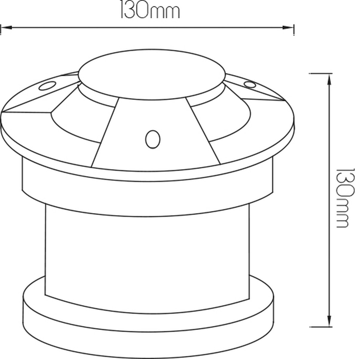BEACON 4 vloerspot 5W COB Led 3000K 400lm IP67