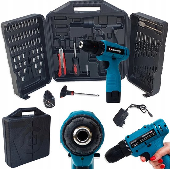Jeu de vis/perceuses Champion 18V Lithium Ion Battery