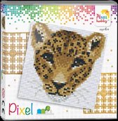 Pixel set luipaard