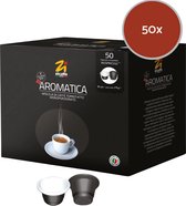 Zicaffè Aromatica - Tasses à café Nespresso - 50 capsules de café (café sicilien) - pour expresso, cappuccino, ristretto, macchiato - Fonctionne avec les cafetières Nespresso Inissia, Citiz, Essenza, Pixie etc.