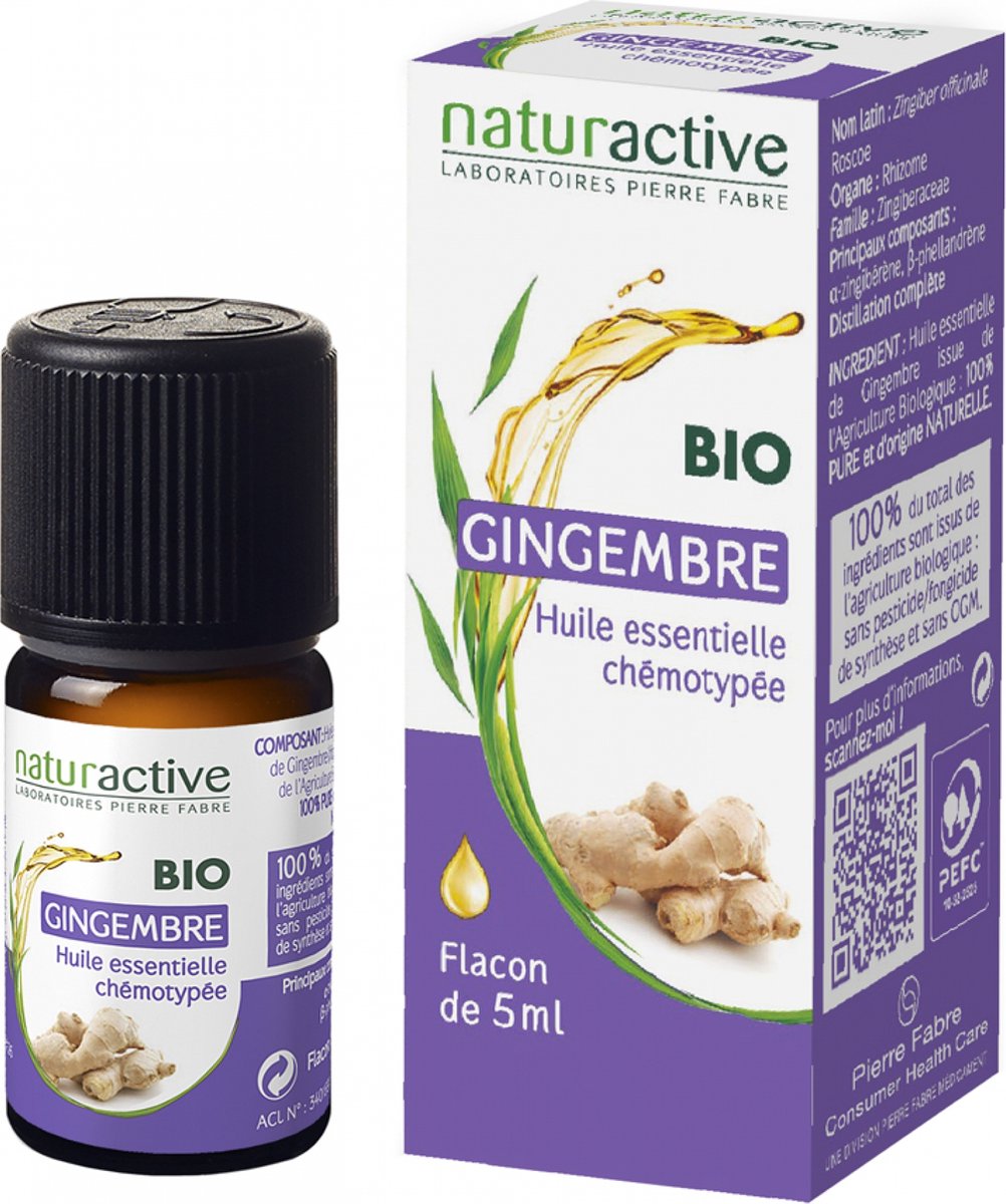 Naturactive Etherische Gemberolie Organisch 5 ml