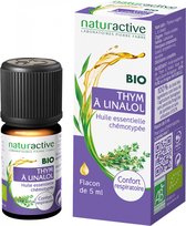 Naturactive Tijm Linalool Etherische Olie (Thymus Vulgaris L. CT Linalol) Organisch 5 ml