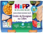 HiPP My Good Night Supper Selderij Lasagne Gratin van 8 Maanden Biologisch 2 Potten