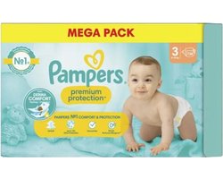 Pampers Premium Protection 114 Luiers Maat 3 (6-10 kg)