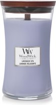 WoodWick Hourglass Large Geurkaars - Lavender Spa