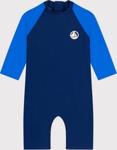 Petit Bateau Babypakje met uv-bescherming Jongens Zwempak - Blauw - Maat 80