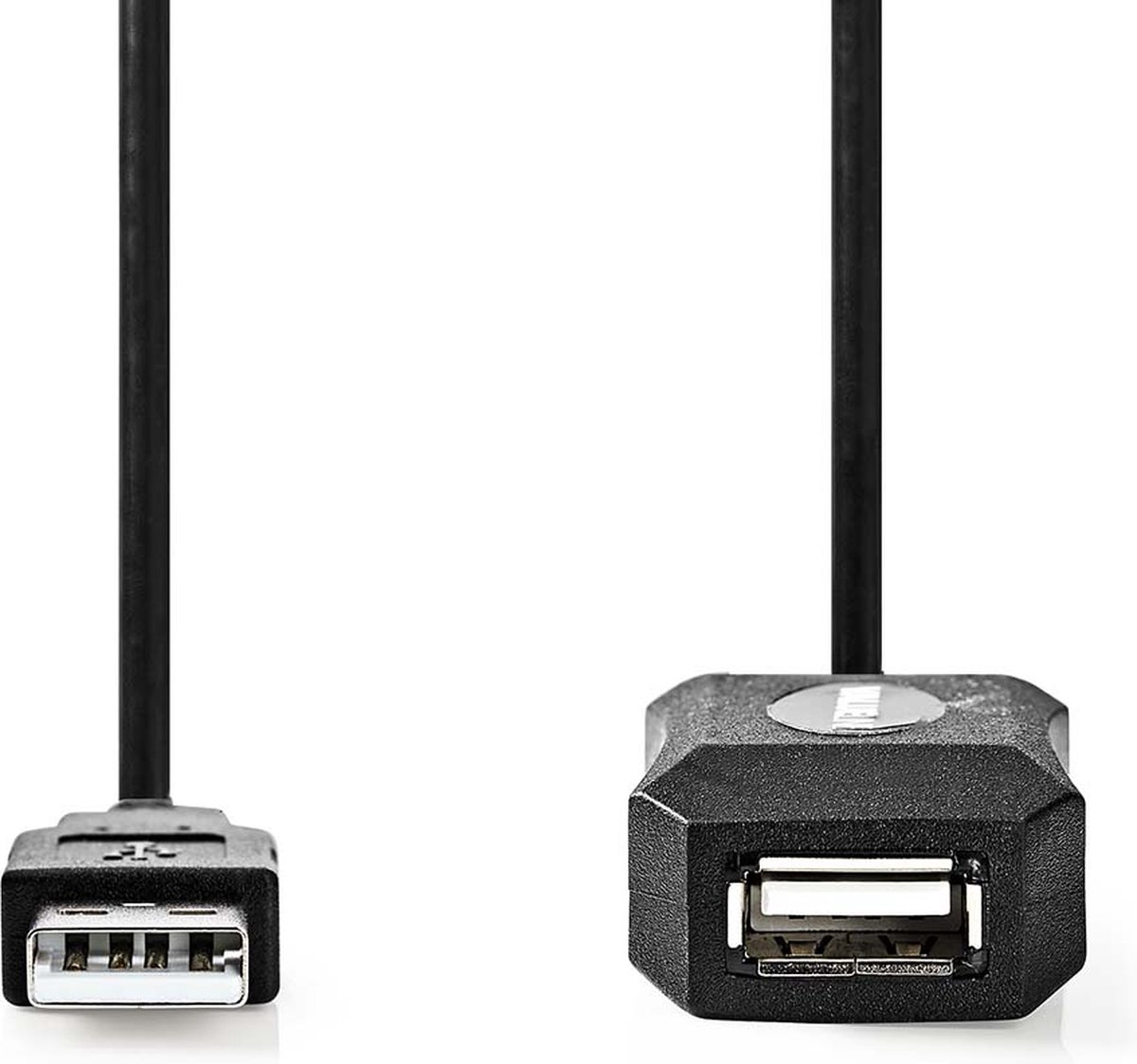 NEDIS CCGL60EXTBK100 USB-kabel 10,0 m Zwart