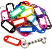 Étiquettes clés - 50 pièces - Différenciateur de clé - Étiquettes nominatives - Organiser les clés - Porte-clés - Porte-clés - Étiquettes à bagages - Étiquette de voyage