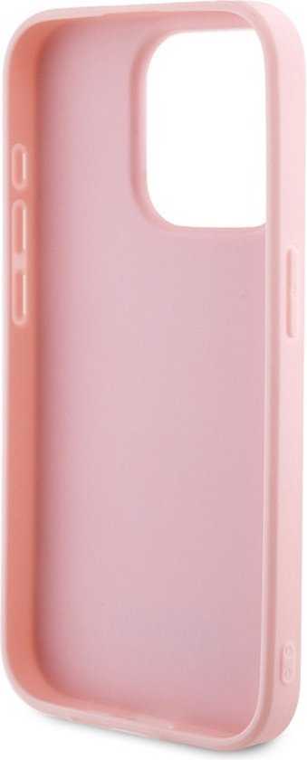 Coque arrière Guess Iridescent Métal Script - Apple iPhone 15 Pro Max (6,7") - Rose
