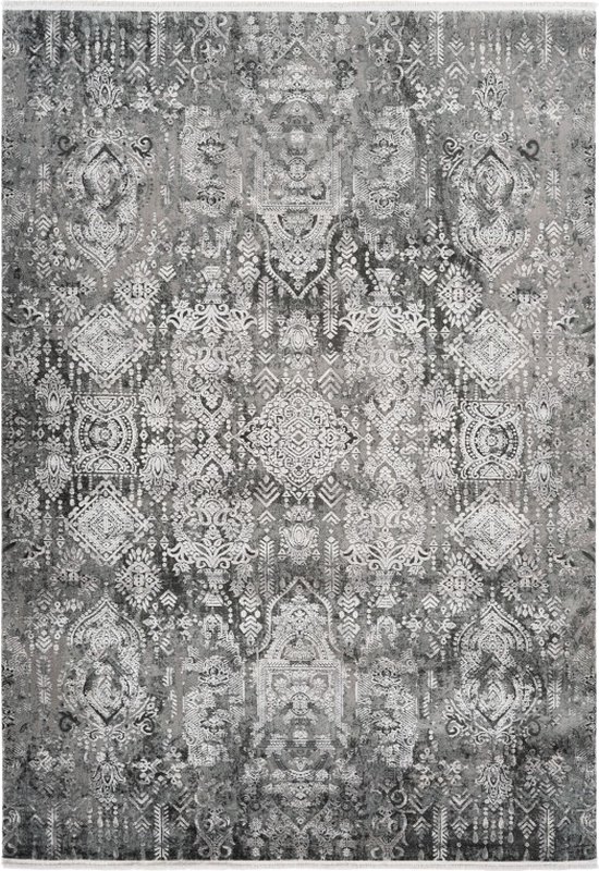Lalee Orsay | Modern Vloerkleed Laagpolig | Grey | Tapijt | Karpet | Nieuwe Collectie 2024 | Hoogwaardige Kwaliteit | 120x170 cm
