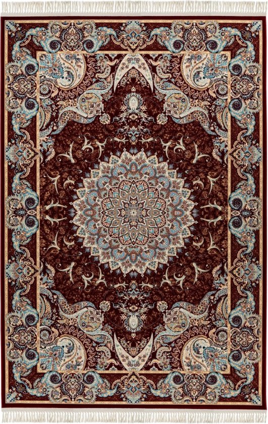 Lalee Oriental | Modern Vloerkleed Laagpolig | Red | Tapijt | Karpet | Nieuwe Collectie 2024 | Hoogwaardige Kwaliteit | 200x290 cm