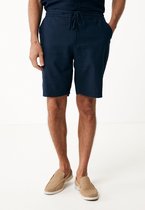 DANIEL Basic Linen Shorts Mannen - Navy - Maat XL