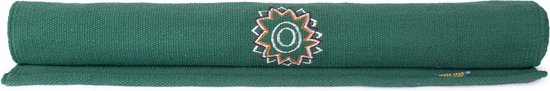 Yoga-Mad - Katoenen Yoga Deken - Chakra - Groen van Yoga-Mad — afbeelding 5