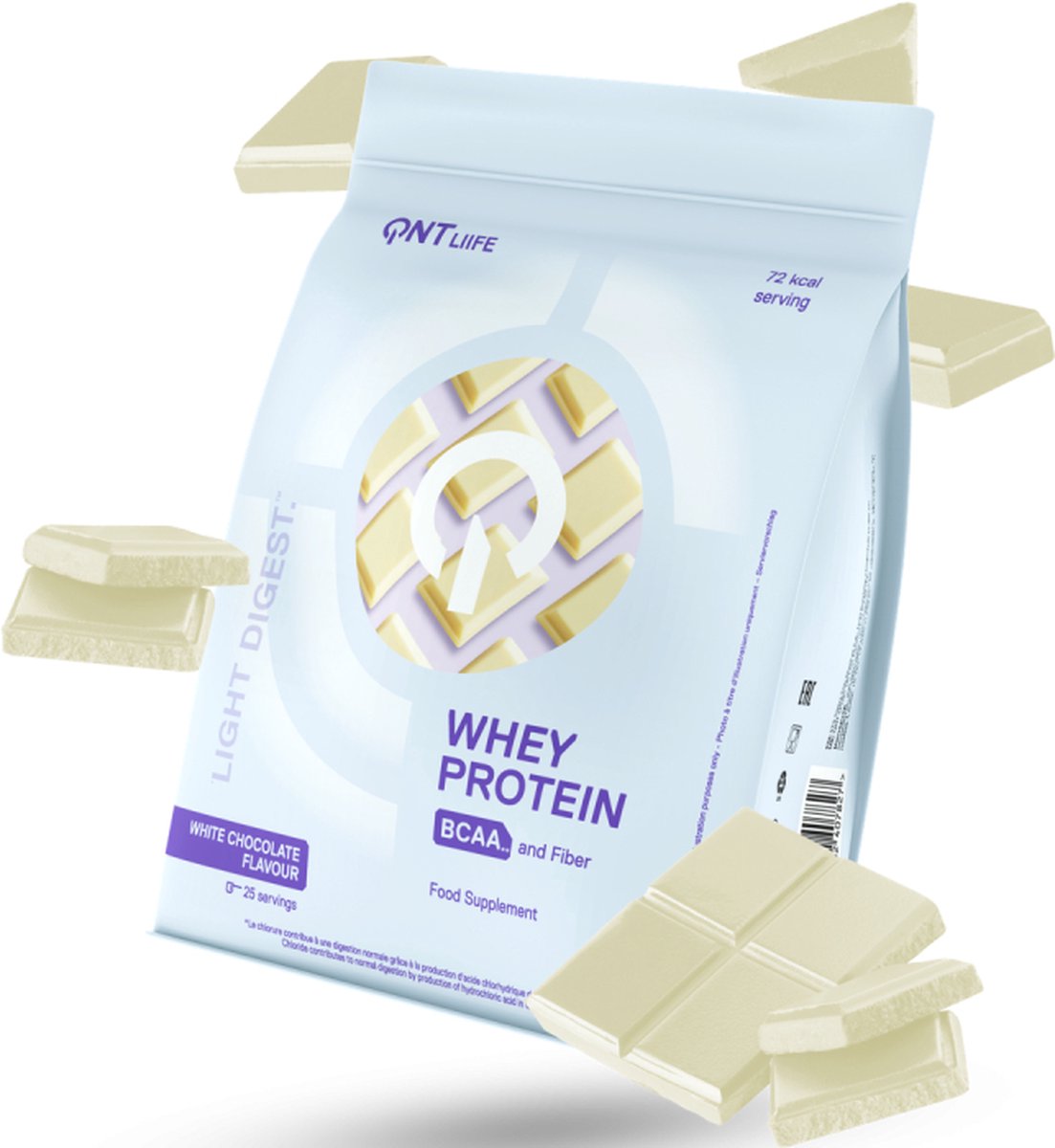 Goedkoopste Qnt Light Digest Whey protein white chocolate