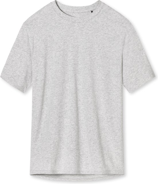 SCHIESSER Mix+Relax T-shirt - dames shirt korte mouwen grijs-gemeleerd - Maat: 48