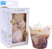 Caissettes à Muffins PME Forme Tulip - Carte des Maraudeurs Harry Potter