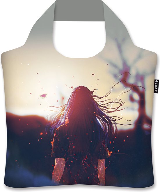 Ecozz tas - Sunrise - Tithi Luadthong - met rits - 46x41 cm